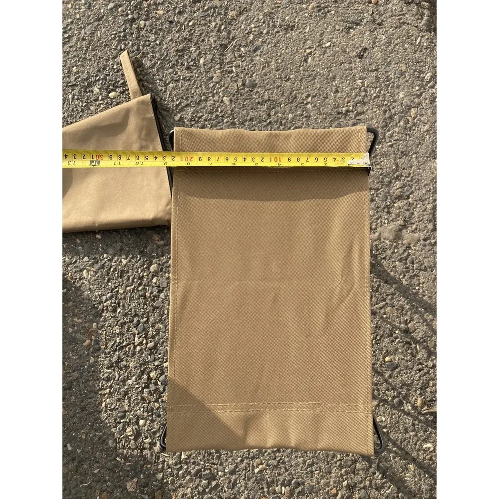 Rothco Coyote Brown Lightweight Foldable Portable Sitting Stool & Carry Pouch